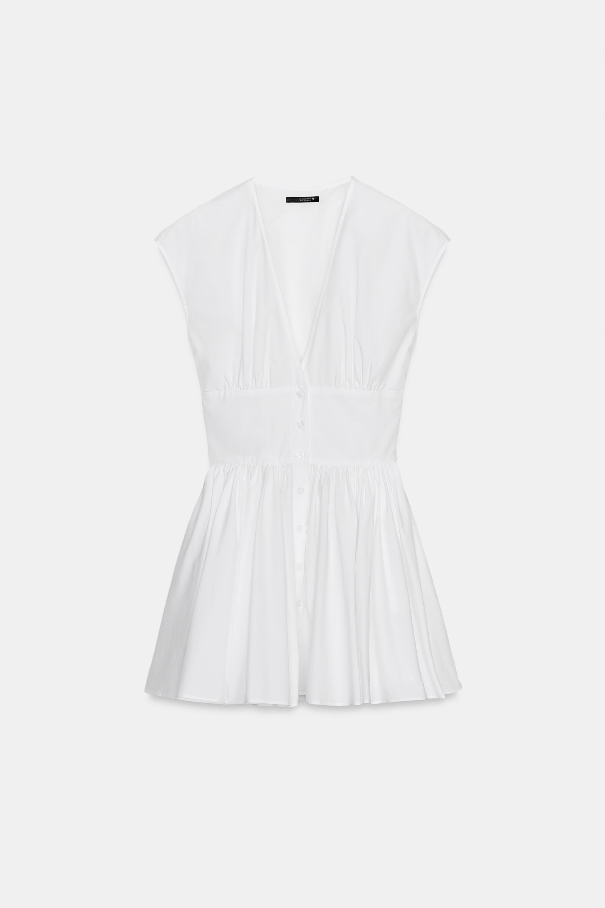 MINI POPLIN DRESS